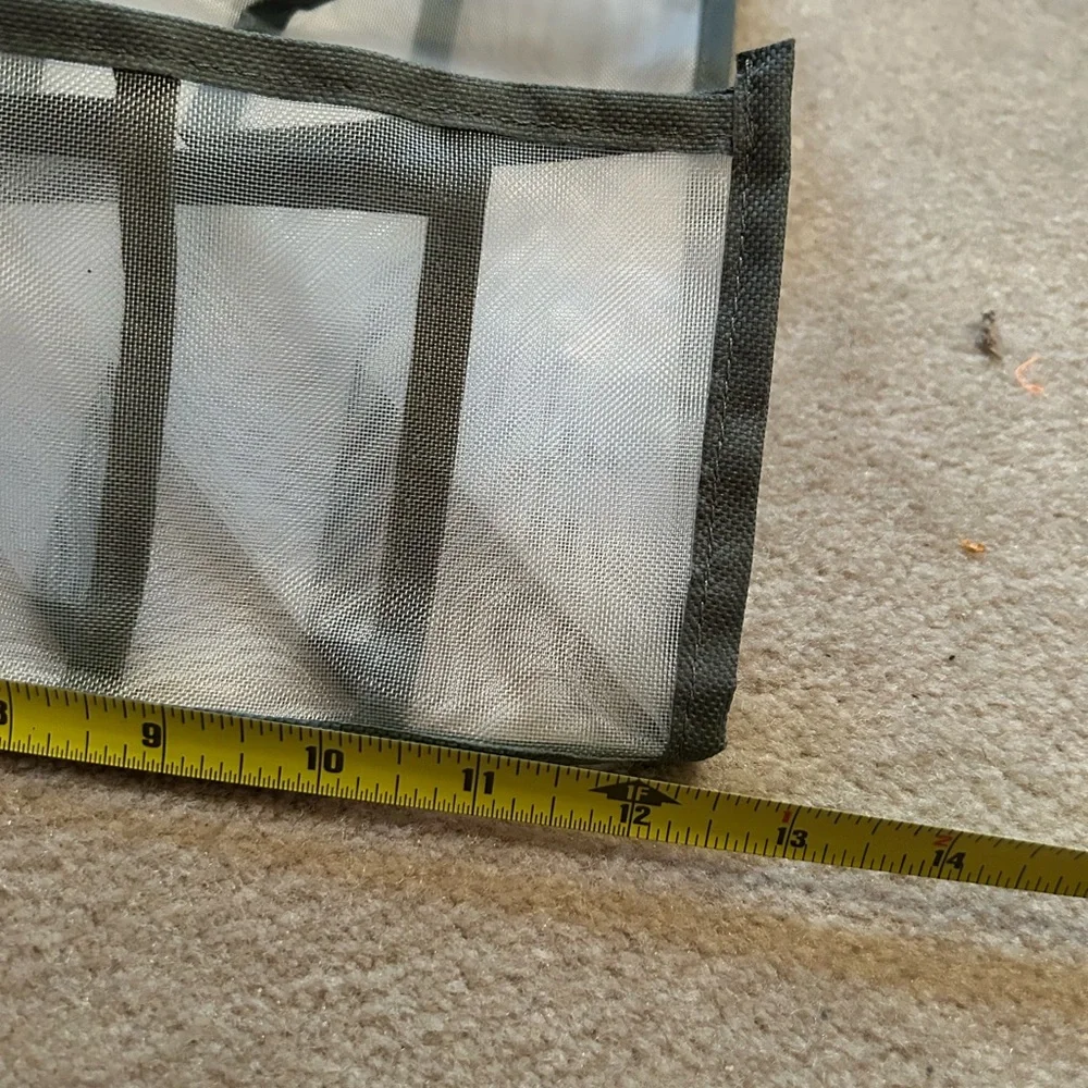 Gray Mesh Storage Organizers